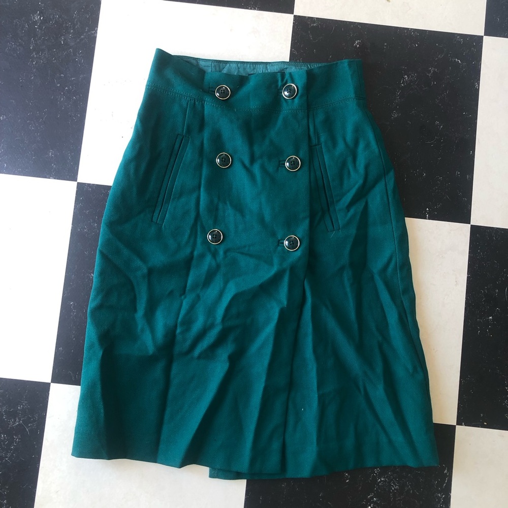 Banana Republic Green Pencil Skirt